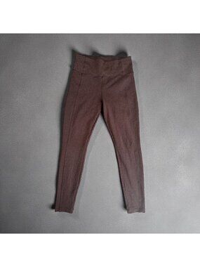 ATHLETA Brown Patterned Workout Leggings Size Small